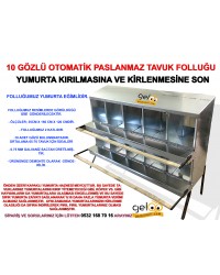 10 GÖZLÜ OTOMATİK TAVUK FOLLUK ÖNDEN TOPLAMALI…