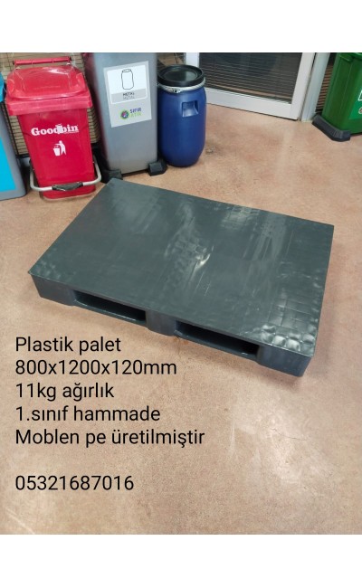 Plastik palet 80x120x15